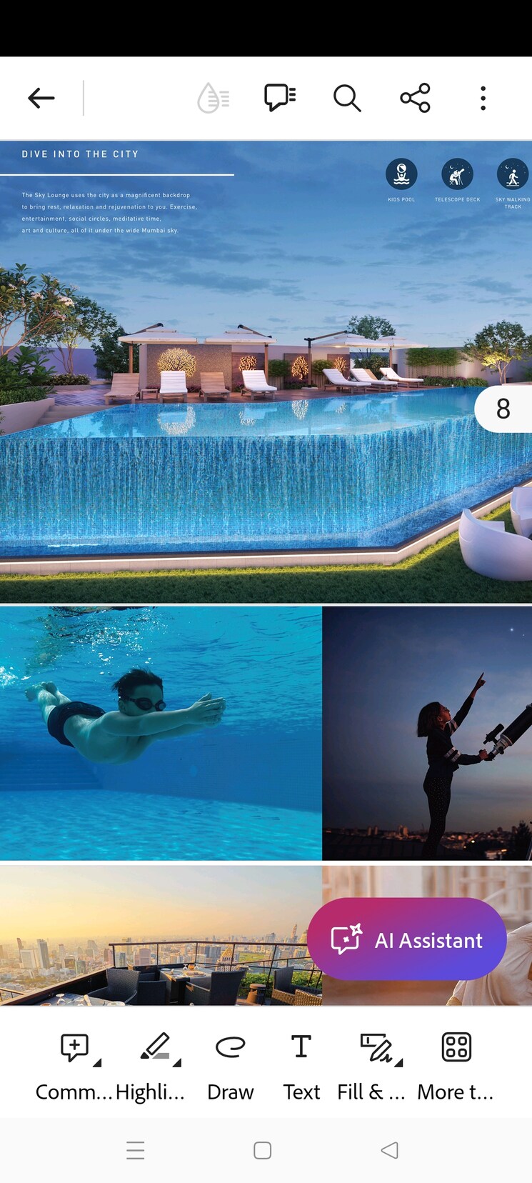 Swimming Pool, raunak-centrum 2 Bedroom 758 Sq.Ft. Apartment In Sion East Mumbai 8771344