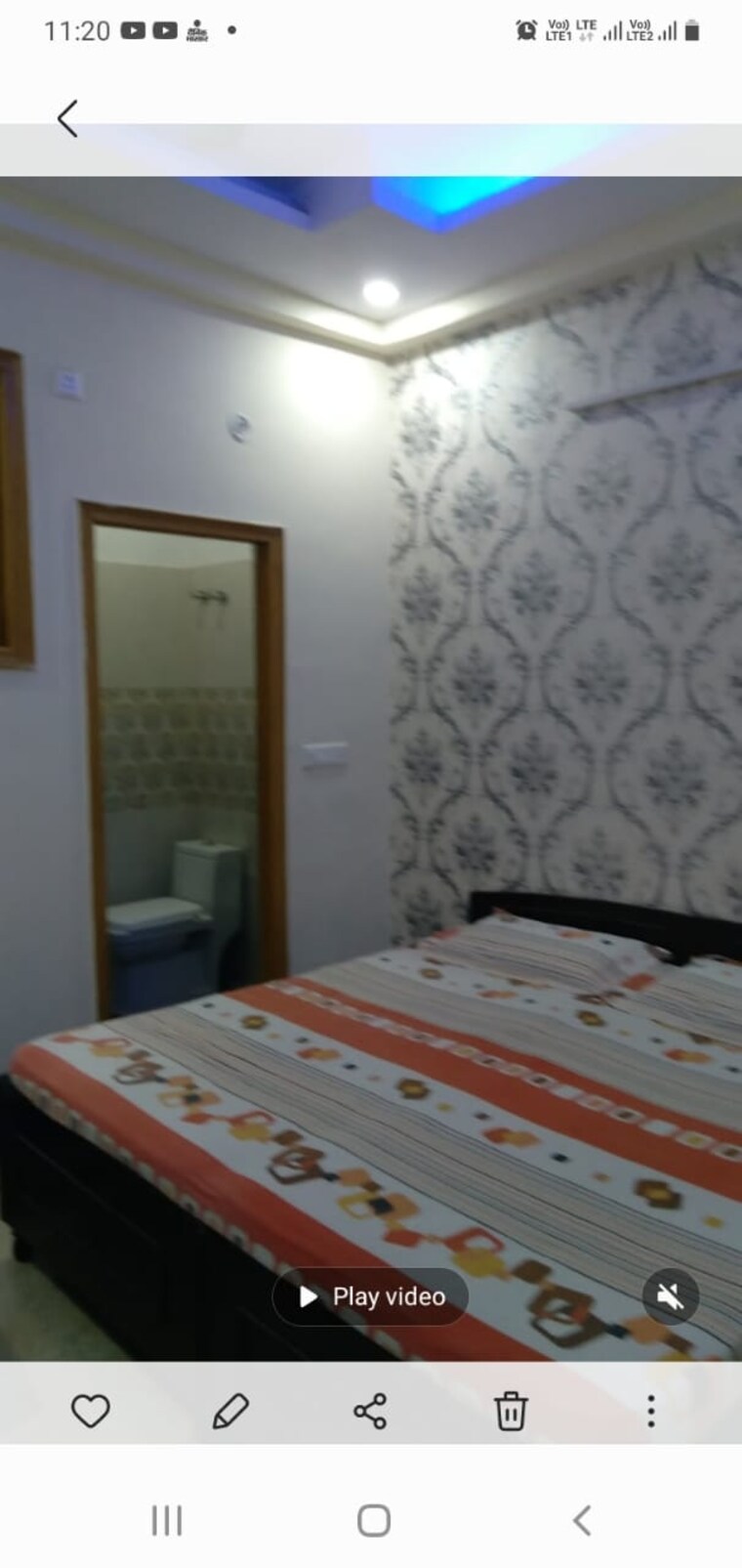 Bedroom, raj nagar extension 2 Bedroom 920 Sq.Ft. Apartment In Raj Nagar Extension Ghaziabad 8771138