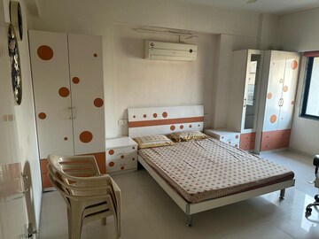 Bedroom in 3 BHK Apartment at Vishwanath Ishaan 3, Prahlad Nagar – for Rent