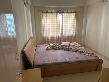 Bedroom in 3 BHK Apartment at Vishwanath Ishaan 3, Prahlad Nagar – for Rent