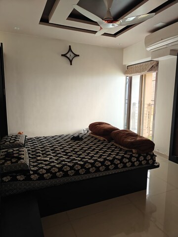 Bedroom in 2 BHK Apartment at Vijay Galaxy, Waghbil – for Rent