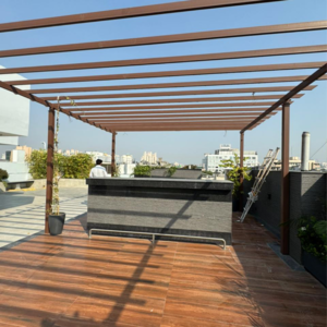 Terrace in 4 BHK Builder Floor at Ansal Sushant Lok I, Sector 43 – for Sale