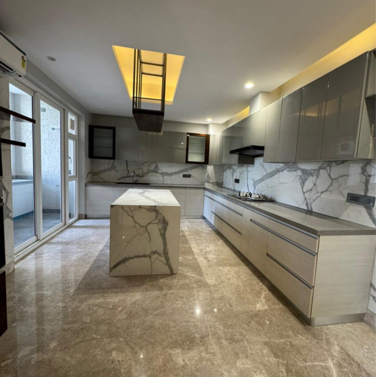 Kitchen, ansal-sushant-lok-i 4 Bedroom 502 Sq.Yd. Builder Floor In Sector 43 Gurgaon 8771232