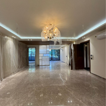 Living Room in 4 BHK Builder Floor at Ansal Sushant Lok I, Sector 43 – for Sale