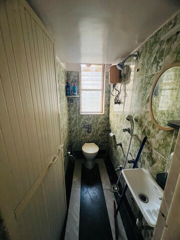Bathroom in 1 BHK Apartment at Khar West – for Rent