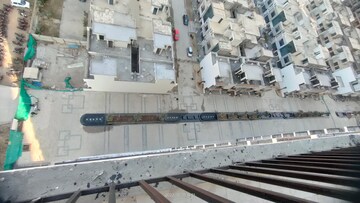 Balcony in 3 BHK Apartment at Panchsheel Greens II, Sector 16 Greater Noida – for Rent
