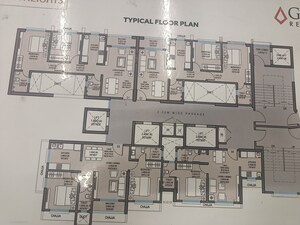 Floor Plan in 2 BHK Apartment at GBD Evana Heights, Parel – for Sale