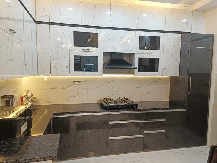 Kitchen, raghu nagar 3 Bedroom 1080 Sq.Ft. Builder Floor In Raghu Nagar Delhi 8771847