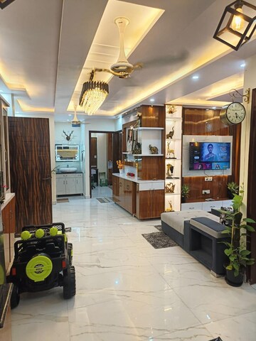Living Room in 3 BHK Builder Floor at Raghu Nagar – for Sale