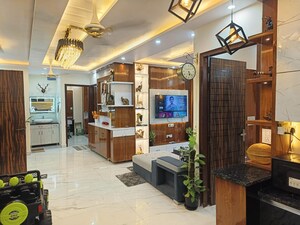 Living Room in 3 BHK Builder Floor at Raghu Nagar – for Sale