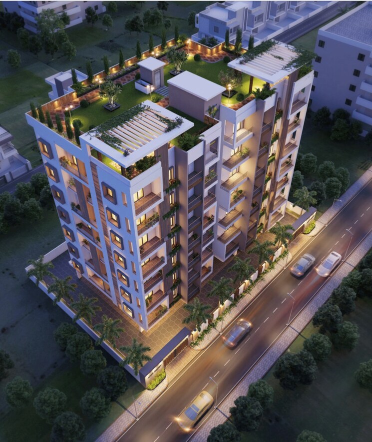 Exterior View, amravati rd 3 Bedroom 1378 Sq.Ft. Apartment In Amravati rd Nagpur 8771824