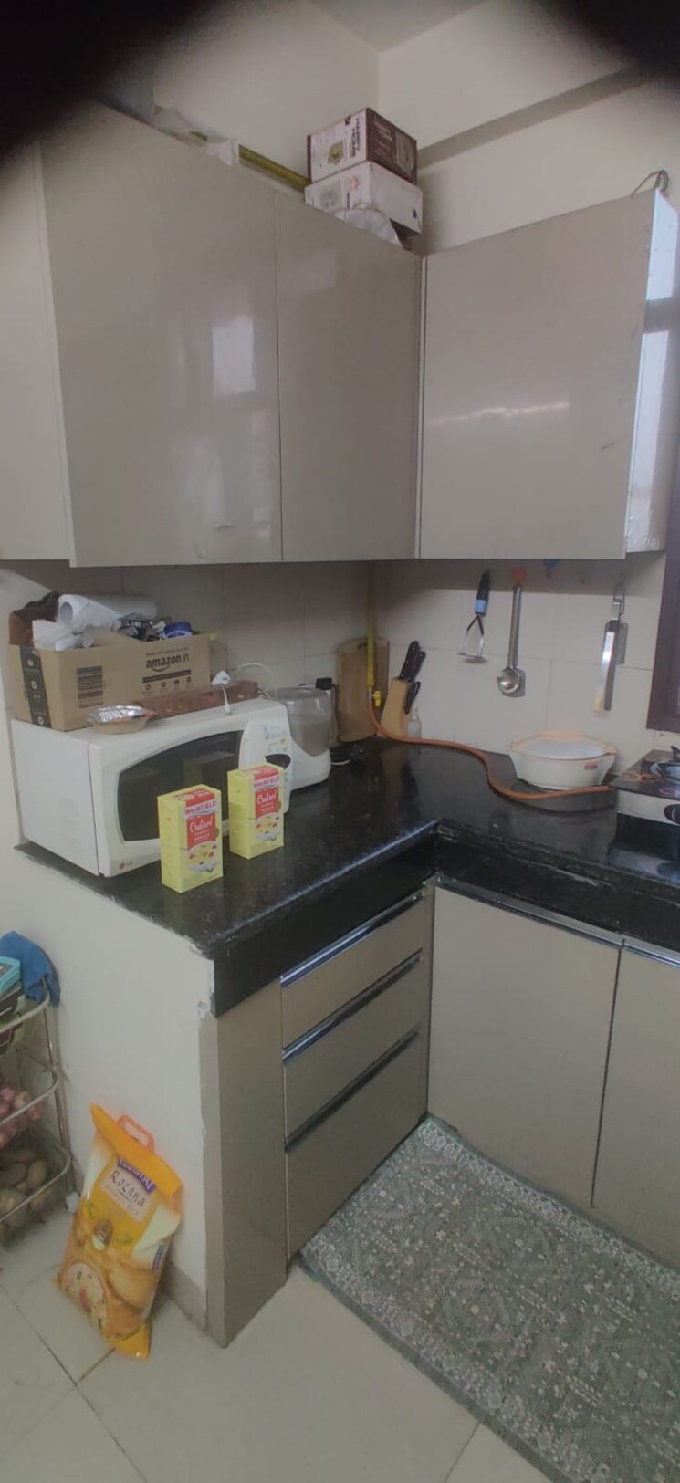 Kitchen, wave-prime-floors 2 Bedroom 940 Sq.Ft. Builder Floor In Wave City Ghaziabad 8771964