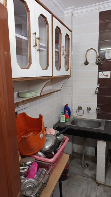 Kitchen in 2 BHK Builder Floor at Patel Nagar – for Rent