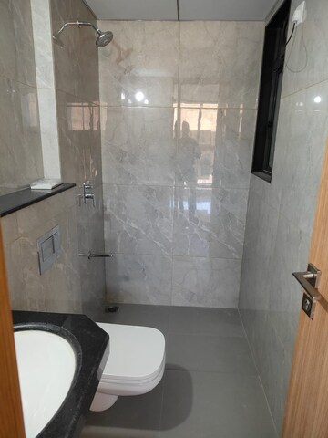 Bathroom in 1 BHK Apartment at Godrej Urban Park, Chandivali – for Rent