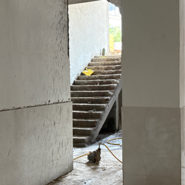 Staircase in  Industrial Plot at DLF Industrial Estate, Ip Colony – for Rent