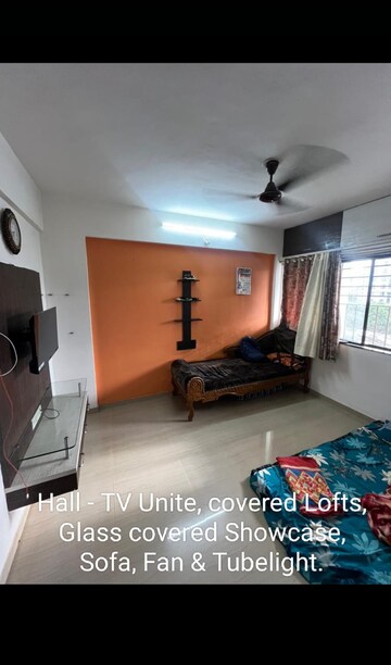 Living Room in 1 BHK Apartment at Satyam Shrey, Bavdhan – for Sale
