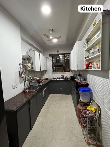 Kitchen in 3 BHK Builder Floor at Green Fields Colony – for Rent