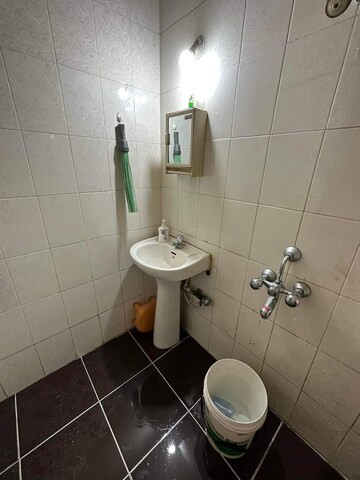 Bathroom in 2 BHK Apartment at Nirmal Lifestyle Residency CHS Ltd, Mulund West – for Rent