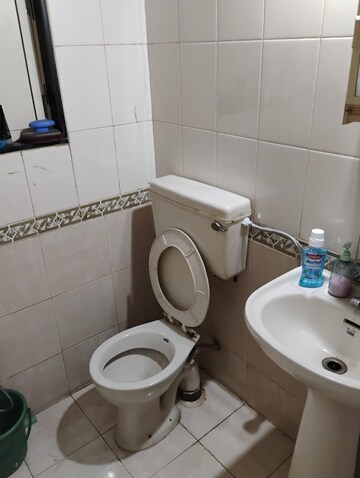 Bathroom in 2 BHK Apartment at Nirmal Lifestyle Residency CHS Ltd, Mulund West – for Rent