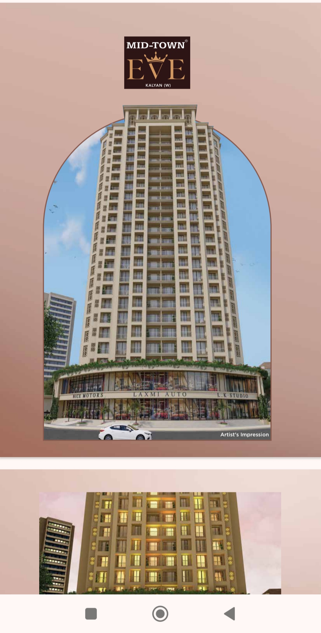 2 BHK + Pooja Room 705 Sq.Ft. Apartment in Maruti Midtown Eve