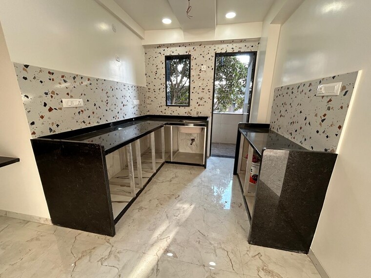 Kitchen, khamla 3 Bedroom 1600 Sq.Ft. Apartment In Khamla Nagpur 8773507