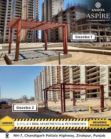 4 BHK Apartment – Exterior View View at The Ananta Aspire, Utrathiya - for Sale
