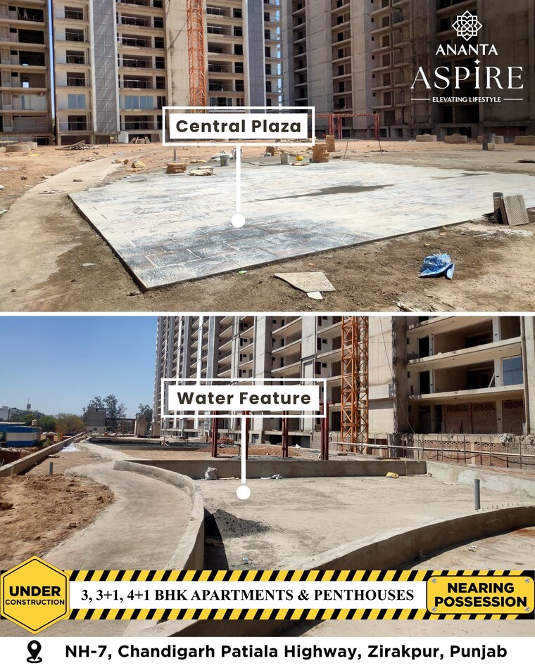 Exterior View, the-ananta-aspire 4 Bedroom 2945 Sq.Ft. Apartment In Utrathiya Zirakpur 8773521