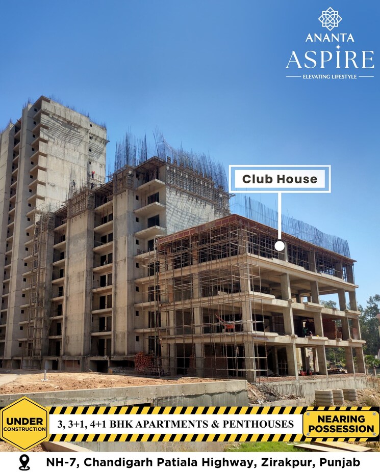Exterior View, the-ananta-aspire 4 Bedroom 2945 Sq.Ft. Apartment In Utrathiya Zirakpur 8773521