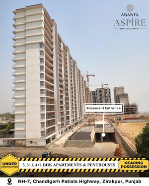 4 BHK Apartment – Exterior View View at The Ananta Aspire, Utrathiya - for Sale
