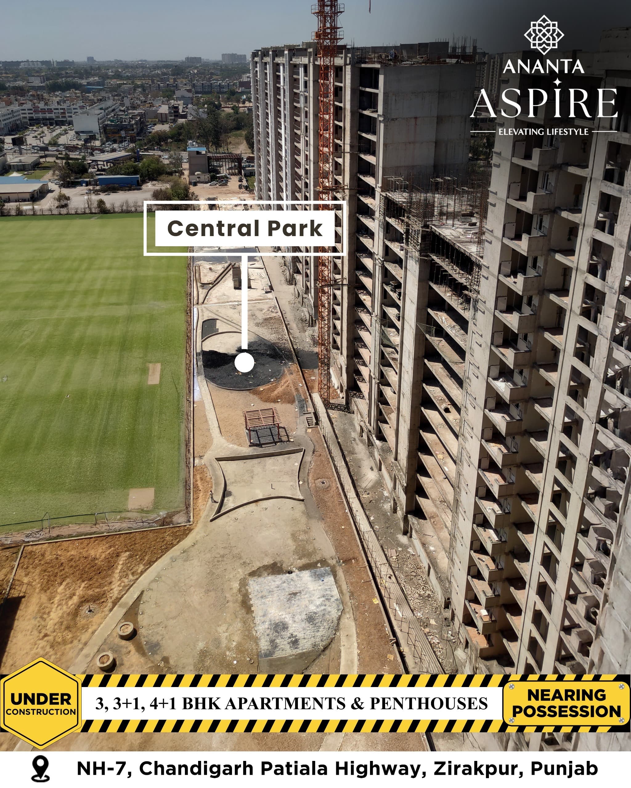 4 BHK + Pooja Room,Servant Room Apartment For Sale in The Ananta Aspire