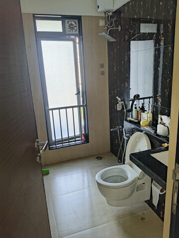 Bathroom in 2.5 BHK Apartment at The Wadhwa Anmol Fortune, Goregaon West – for Rent