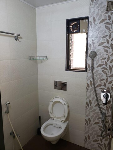 Bathroom in 2 BHK Apartment at Mermaid 1 CHS, Cbd Belapur Sector 11 – for Rent