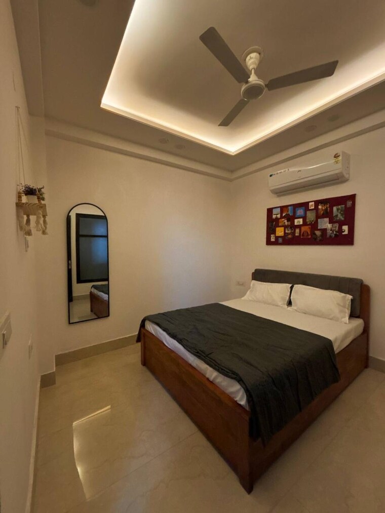 Bedroom, palm-residency-chhatarpur 3 Bedroom 1170 Sq.Ft. Builder Floor In Chattarpur Delhi 8773565