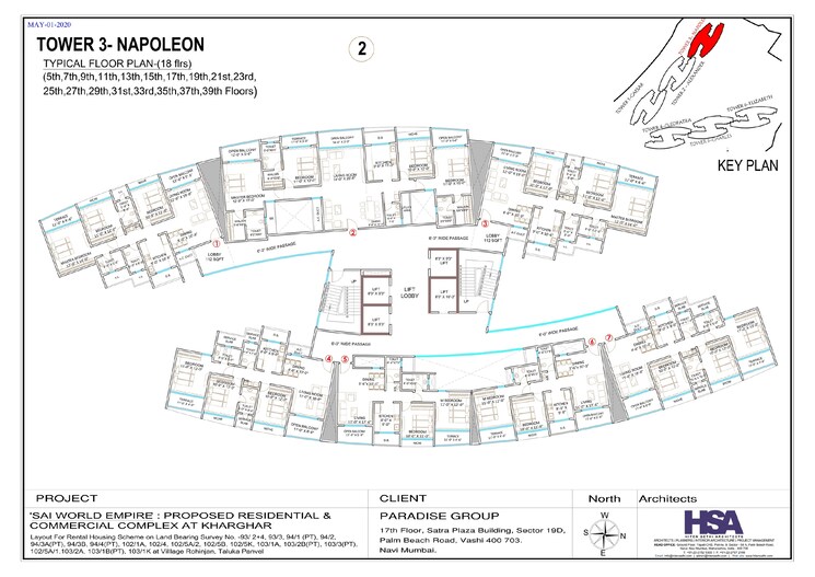 Map Location, paradise-sai-world-empire 2 Bedroom 790 Sq.Ft. Apartment In Kharghar Navi Mumbai 8767799