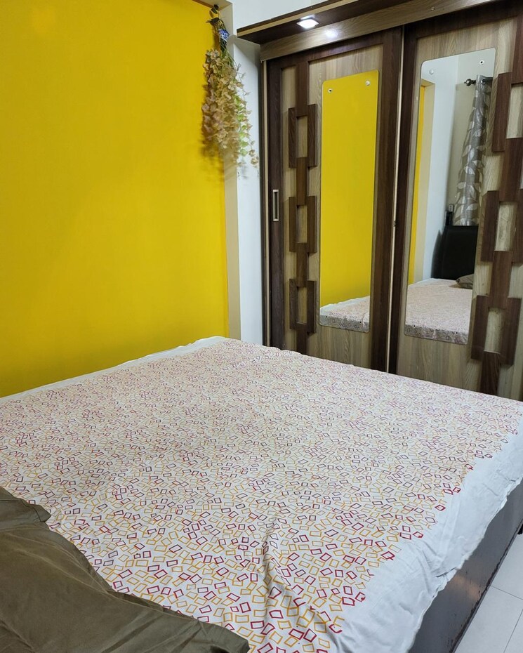 Bedroom, ishwar-aura 2 Bedroom 1100 Sq.Ft. Apartment In Ulwe Navi Mumbai 8773619