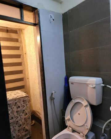 Bathroom in 2 BHK Apartment at Ishwar Aura, Ulwe – for Rent