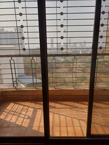 Balcony in 2 BHK Apartment at Trishul Patel Heights, Ghansoli – for Rent