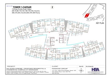 3 BHK Apartment – Map Location View at Paradise Sai World Empire, Kharghar - for Sale