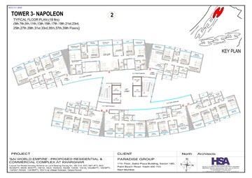 3 BHK Apartment – Map Location View at Paradise Sai World Empire, Kharghar - for Sale
