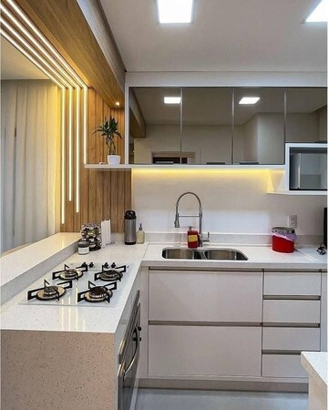 Kitchen in 3 BHK Apartment at Mahavir Enclave 1 – for Sale