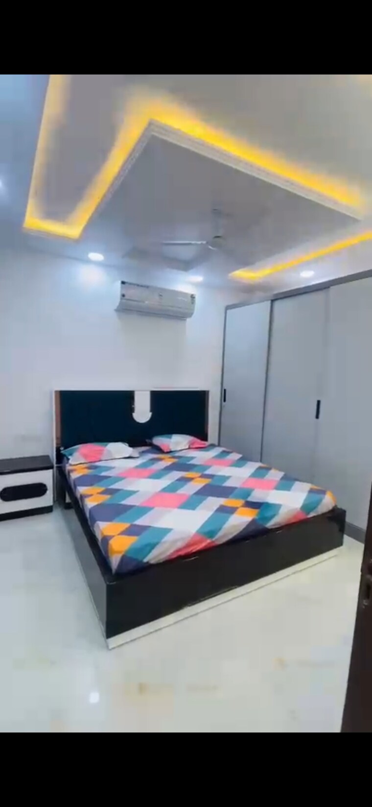 Bedroom, govindpuri 3 Bedroom 1000 Sq.Ft. Builder Floor In Govindpuri Delhi 8773840