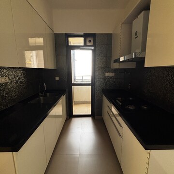 Kitchen in 3 BHK Apartment at Lodha The Park Side, Kamala Mill – for Rent