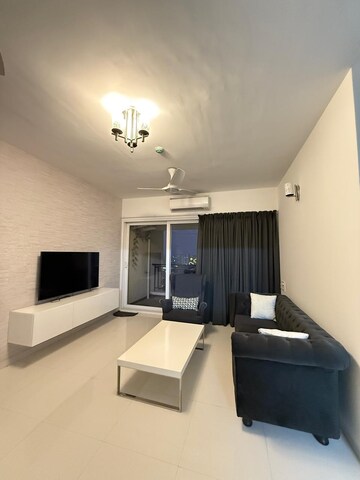 Living Room in 3 BHK Apartment at Nyati Elysia, Kharadi – for Sale