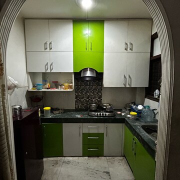 Kitchen in 2 BHK Builder Floor at Kotla Mubarakpur – for Rent