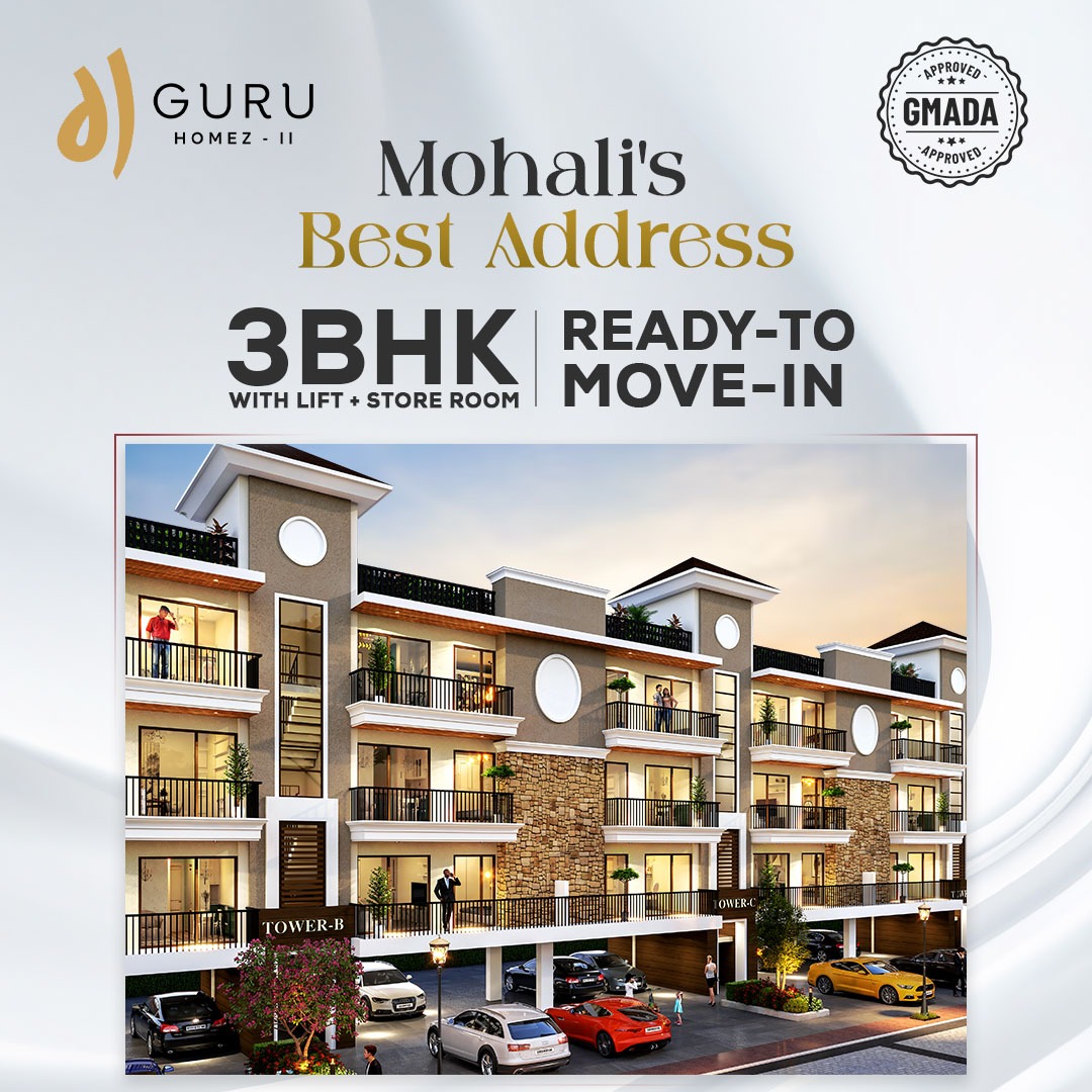 3 BHK + Pooja Room Builder Floor For Sale in Guru Homes