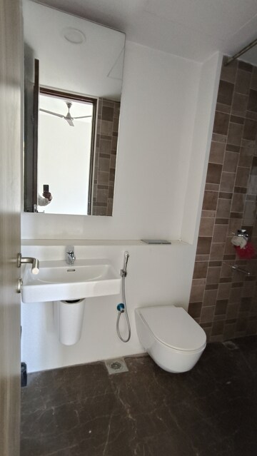 Attached Bathroom in 3 BHK Apartment at Lodha Parkside, Worli – for Rent
