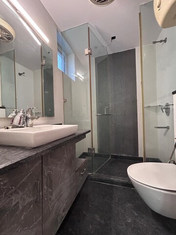 Bathroom in 4 BHK Builder Floor at New Friends Colony – for Rent