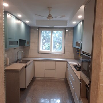 Kitchen in 4 BHK Builder Floor at Boutique Residential Apartments N-136, Panchsheel Park – for Rent