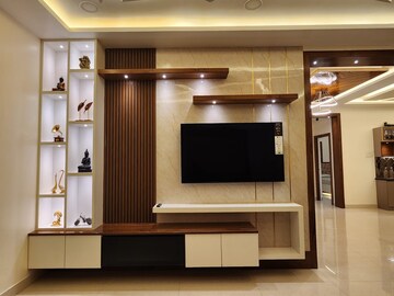 Living Room in 3 BHK Apartment at Rajapushpa Atria, Gachibowli – for Rent