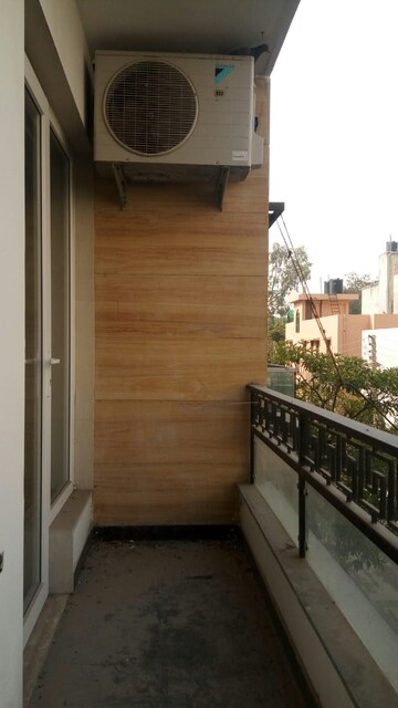 Balcony in 3 BHK Builder Floor at Shivalik Colony – for Rent